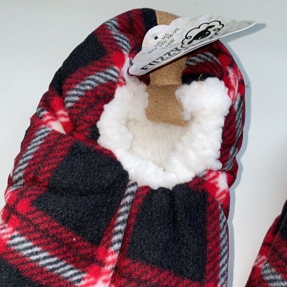 2 pair Fuzzy Babba slipper socks New sz 7-1/2 to 91/2 M/L - Picture 4 of 5